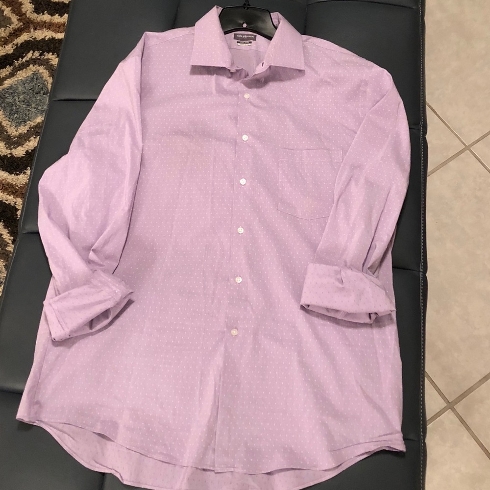 Men’s dress shirt Van Heusen Flex reg fit size 17